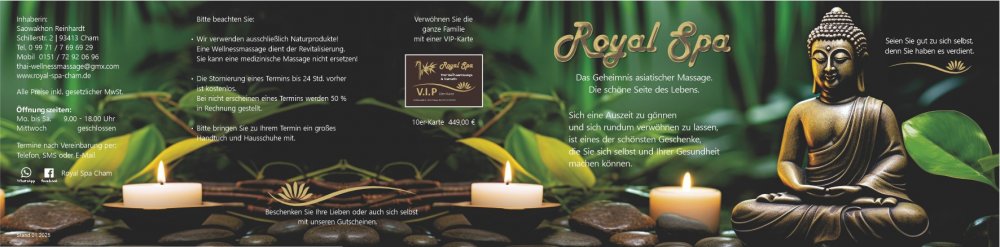 Royal Spa in Cham - PreislisteS2